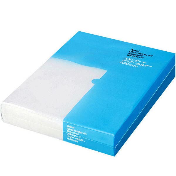 クリアファイルのみ 100枚以上 まとめ売り A4 Zファイル クリアカラー ［色指定不可］ (100円ショップ 100円均一