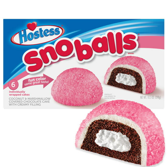 HOSTESS　ホステス　スノーボール　チョコレートケーキ　6個入り298g