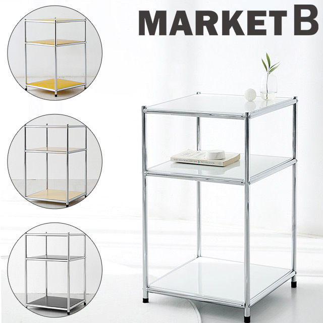 楽天市場】SIMPLIE 収納棚 4色(ホワイト/ブラック/イエロー/ピンク