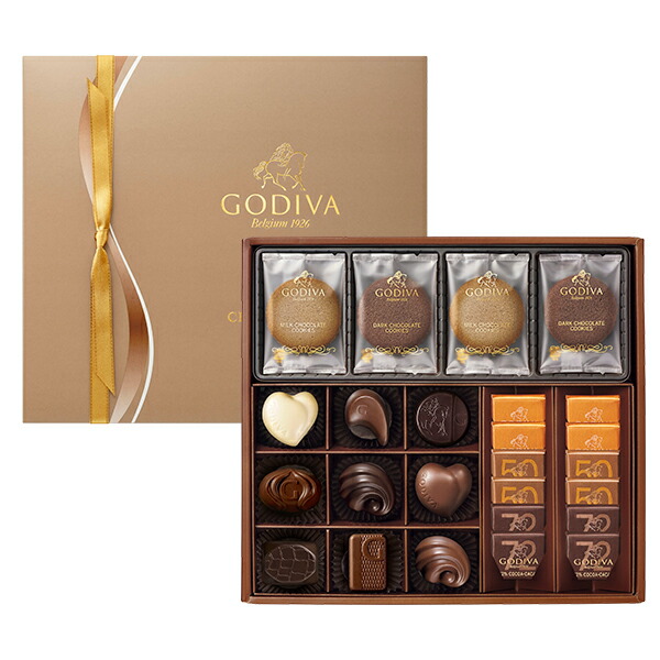 楽天市場 ギフト お返し お祝い チョコレート スイーツ ゴディバ Godiva クッキーアソート 32枚入 ゴディバ Godiva