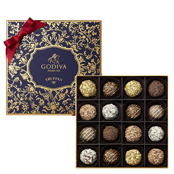 スイーツ プレゼント ギフト お返し お祝い チョコレート ゴディバ Godiva 季節のトリュフ 秋冬 16粒入 Cdm Co Mz