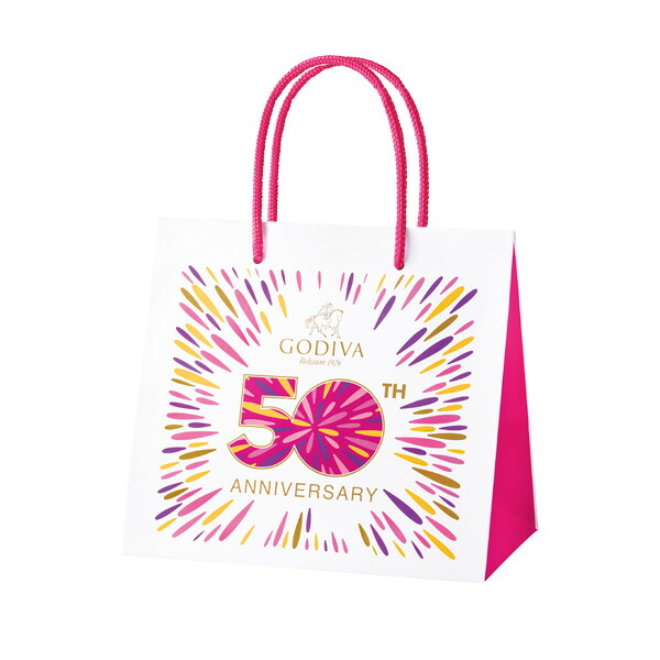 プレゼント ギフト お返し お祝いゴディバ GODIVA 50周年 アニバーサリー 感謝の想い 限定ショッパー S 福袋特集