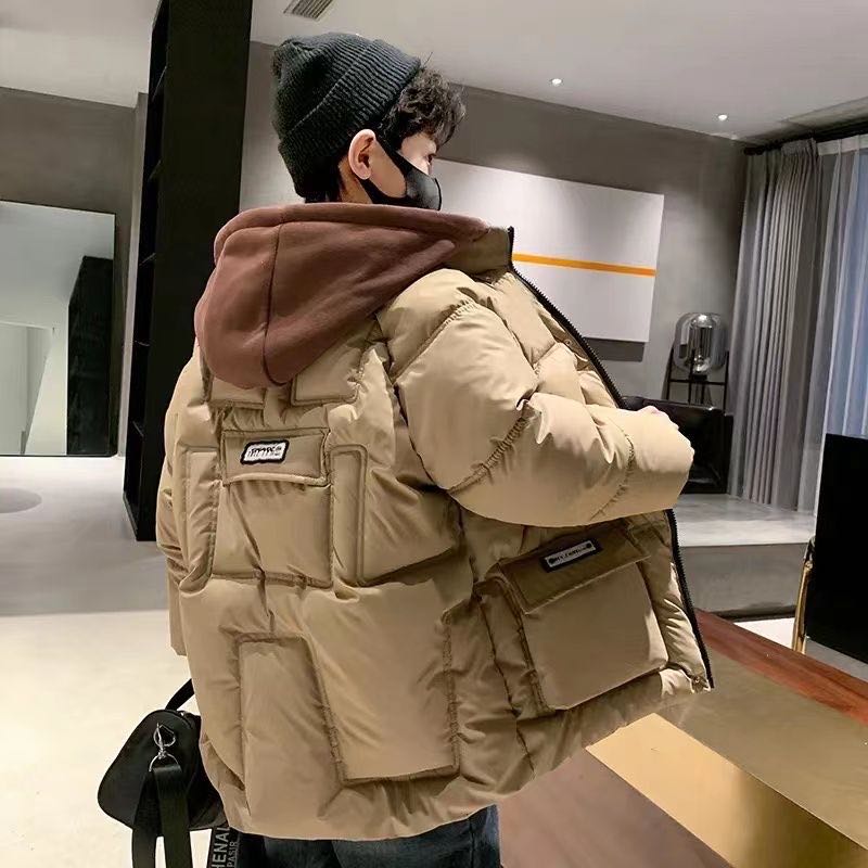 中綿ジャケット キッズ 厚手 キッズコート 男の子 ジュニア 防寒服 キッズ 冬綿コート 中綿コート 防寒コート ロングコート 防寒アウター 暖かい かっこいい おしゃれ フード付き 120-170 小学生 中学生 通園通学 子ども服 ジュニアアウター ジュニア服 KCFB072(2色120-170)