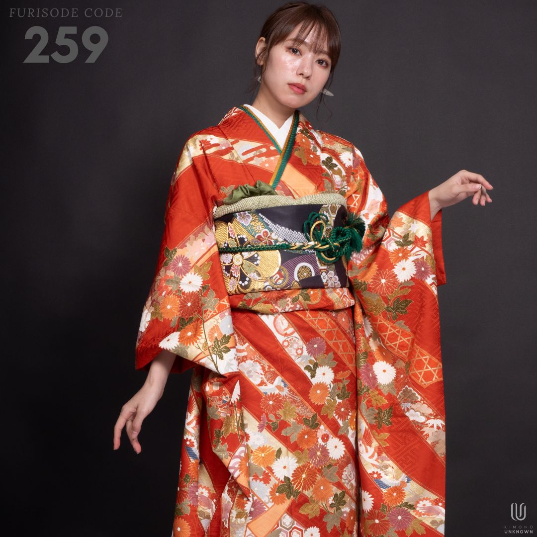 【美品】比嘉京子　振袖フルセット成人式6点セット金箔/紫/赤/緑/黒トールサイズ 楽天市場】振袖 レンタル【レンタル】【成人式】振袖レンタル