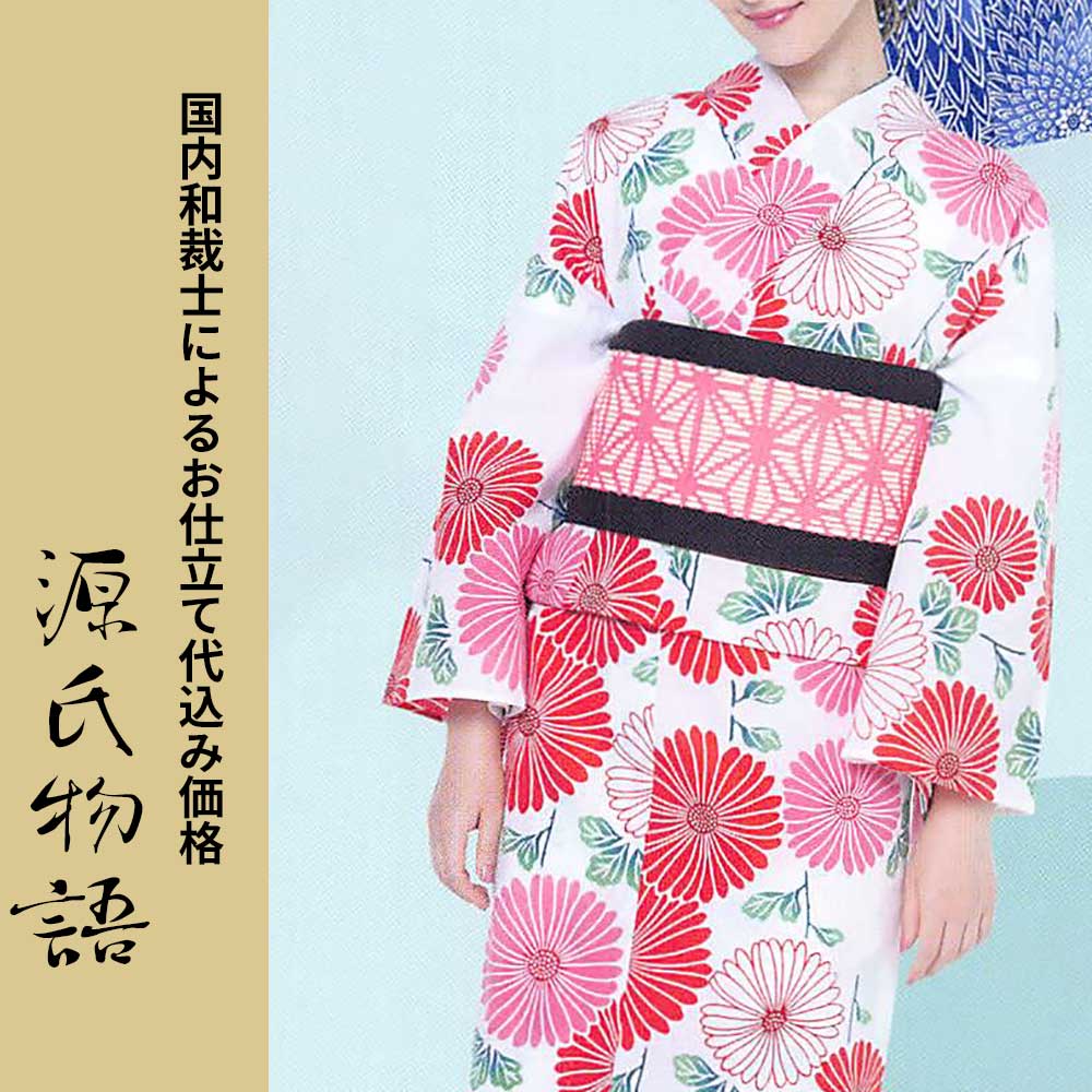 激安の 楽天市場 送料無料 浴衣 反物 生地代 お仕立て代込み価格 新柄先行ご予約受付開始 染め上がり次第お仕立て開始 源氏物語ゆかた反物 073 和服 和装 おしゃれ 夏祭り 大人 プレゼント 浴衣 生地 反物 お仕立て きもの市場あんのん