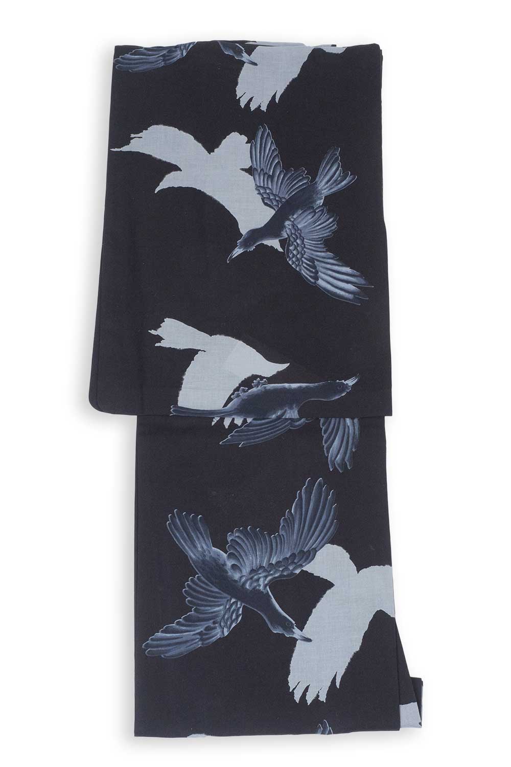 貨物輸送無料 浴御召し 三尺 サボ 腰紐 高級木綿アサ Ummm 重ね八咫カラス メンズ浴衣ガイ使い処お仕立て上がり浴衣4評点ひとまとまり 鳥柄 カラス 烏 八咫烏 兇漢 ニグロ Msgtours Com