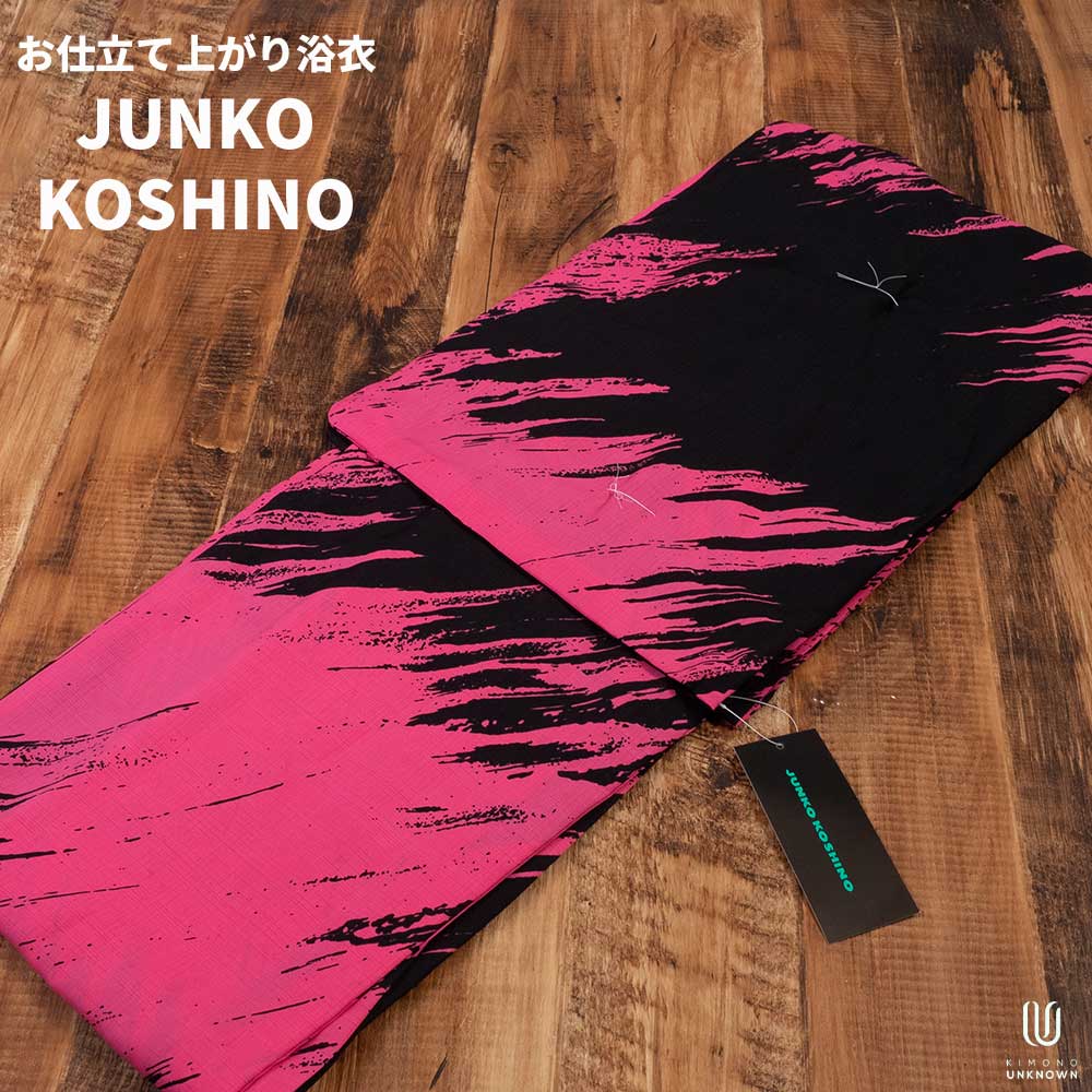 綿紅梅ゆかた　コシノジュンコ　お仕立て上がり（手縫い仕立て） 綿紅梅ゆかた コシノジュンコ お仕立て上がり（手縫い仕立て） 楽天