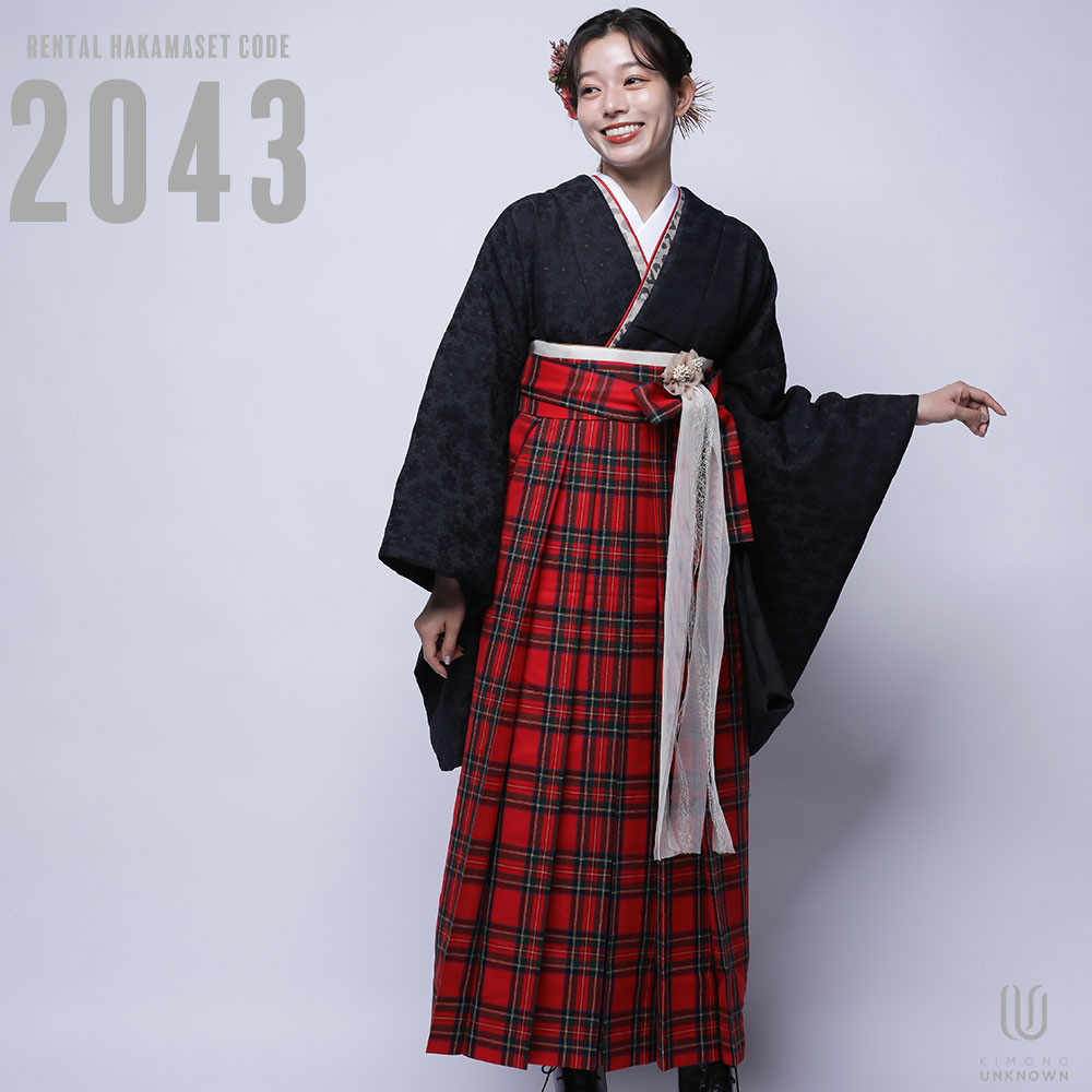 卒業式　振袖(赤) 袴(黒)セット 30,000～39,999円の卒業式袴セット一覧｜ange 卒業式 袴 宅配ネット