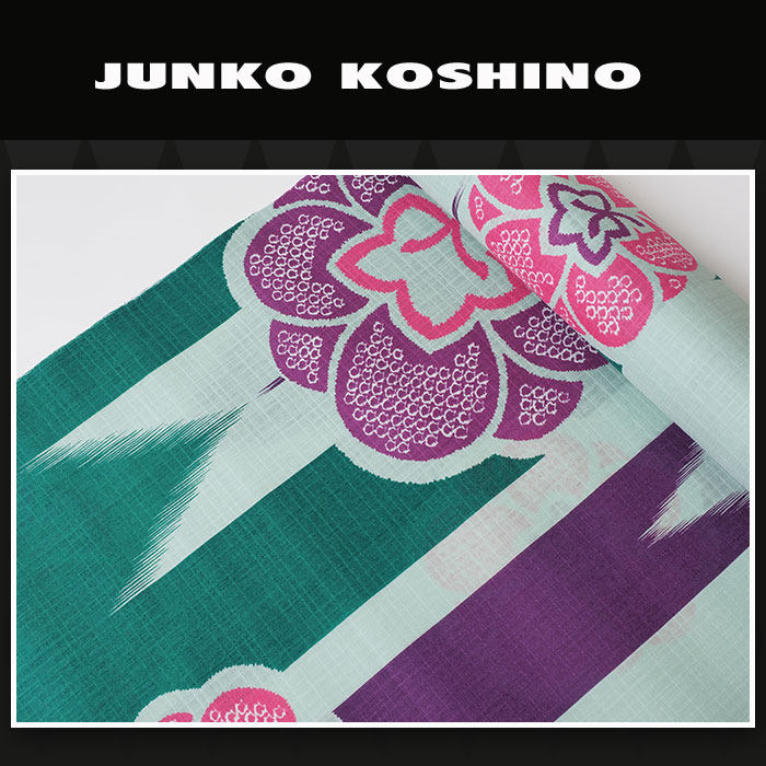 浴衣　反物　JUNKO KOSHINO JUNKO KOSHINO 浴衣-流水ともみじ‐ | JUNKO KOSHINO MARKET