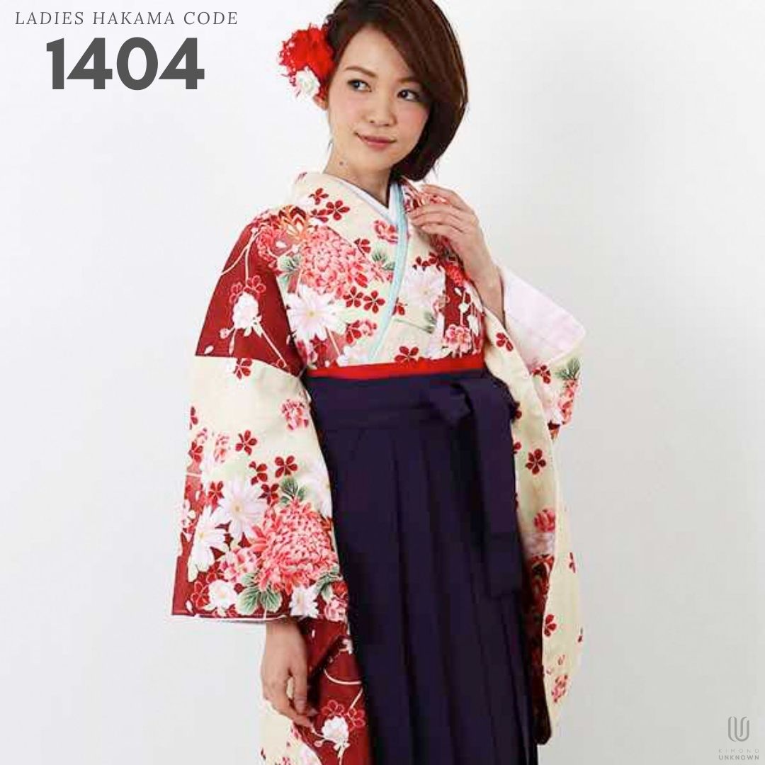 【レンタル】卒業式 袴 レンタル 女 フルセット 女性 袴セット 【対応身長150cm～157cm】【正統派】卒業式レンタル袴フルセット-1404