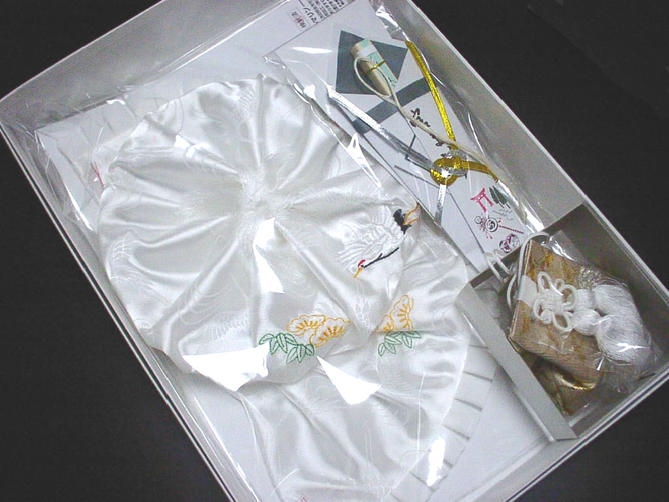 お宮参り用事大黒帽 お宮参り ハット よだれかけ 末広 お守備 宮参り 純真来着 熨斗目 のしめ 帽子 組 童男用 令息用 メッチェン用 早乙女用 御宮参り お祝着 一ツボデイ Acilemat Com