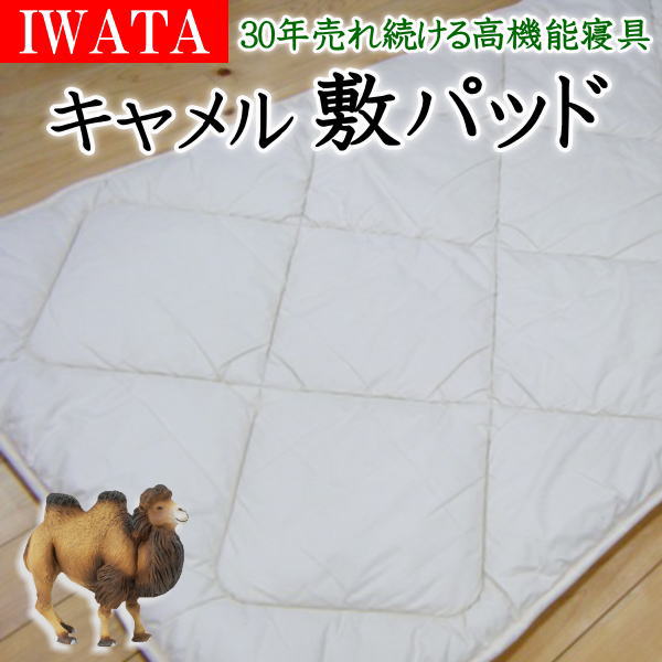 楽天市場】IWATA キャメル敷パッド専用カバーをプレゼント