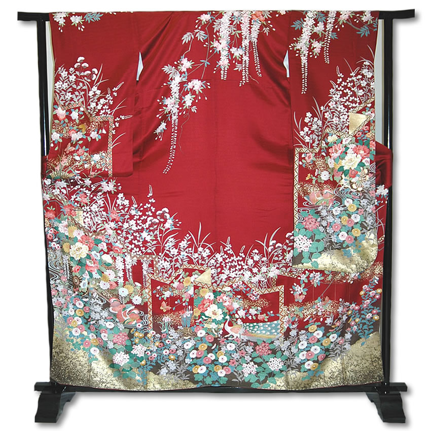 【レンタル】振袖レンタル【赤・ピンク・赤紫系】【RS302】標準/小柄/S寸/M寸/7号/9号/11号/13号 冬春キャンペーン|かしいしょうプラザ大きい留袖振袖