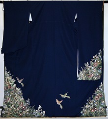 【レンタル】振袖レンタル【青・青紫・緑系】【RS904】ワイドサイズ/ゆったり/大きい/幅広/2L/3L/13号/15号/17号/19号 冬春キャンペーン|かしいしょうプラザ大きい留袖振袖