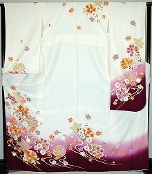 【レンタル】振袖レンタル【白・薄色系】【RS304】標準/小柄/S寸/Ｍ寸/7号/9号/11号/13号 冬春キャンペーン｜かしいしょうプラザ大きい留袖振袖