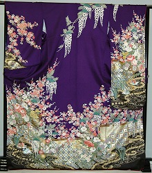 【レンタル】振袖レンタル【青・青紫・緑系】【RS926】標準/L寸/7号/9号/11号/13号 冬春キャンペーン|かしいしょうプラザ大きい留袖振袖