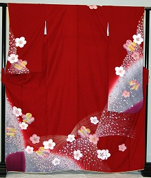 【レンタル】振袖レンタル【赤・ピンク・赤紫系】【RF312】標準/小柄/S寸/Ｍ寸/7号/9号/11号/13号/春冬キャンペーン｜かしいしょうプラザ大きい留袖振袖