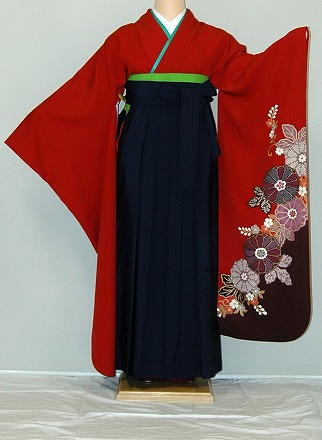 【レンタル】振袖、袴（はかま）レンタル【赤・ピンク・赤紫系】【HF933】標準/Ｌ寸/7号/9号/11号/13号/冬春キャンペーン｜かしいしょうプラザ大きい留袖振袖 21,312円