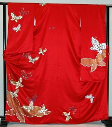 【レンタル】振袖レンタル【赤・ピンク・赤紫系】【RS313】標準/小柄/S寸/Ｍ寸/7号/9号/11号/13号 冬春キャンペーン