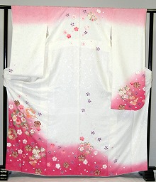 【レンタル】振袖レンタル【白・薄色系】【RS322】標準/小柄/S寸/Ｍ寸/7号/9号/11号/13号 冬春キャンペーン