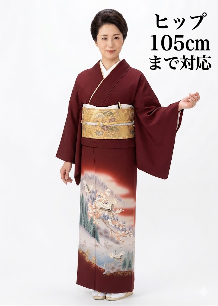 【賃借】【貸お召しもの】 it405 色留袖 【貸お召しもの】 貨物輸送無料【smtb-k】春冬社会的運動