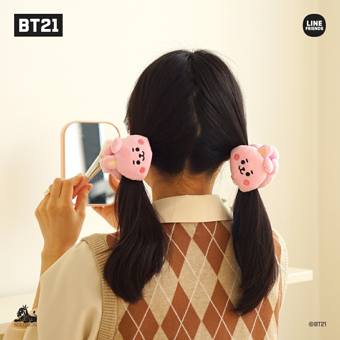 楽天市場】BTS BT21 [ HAIR TIE ] LOVELY / ヘアゴム / 防弾少年団