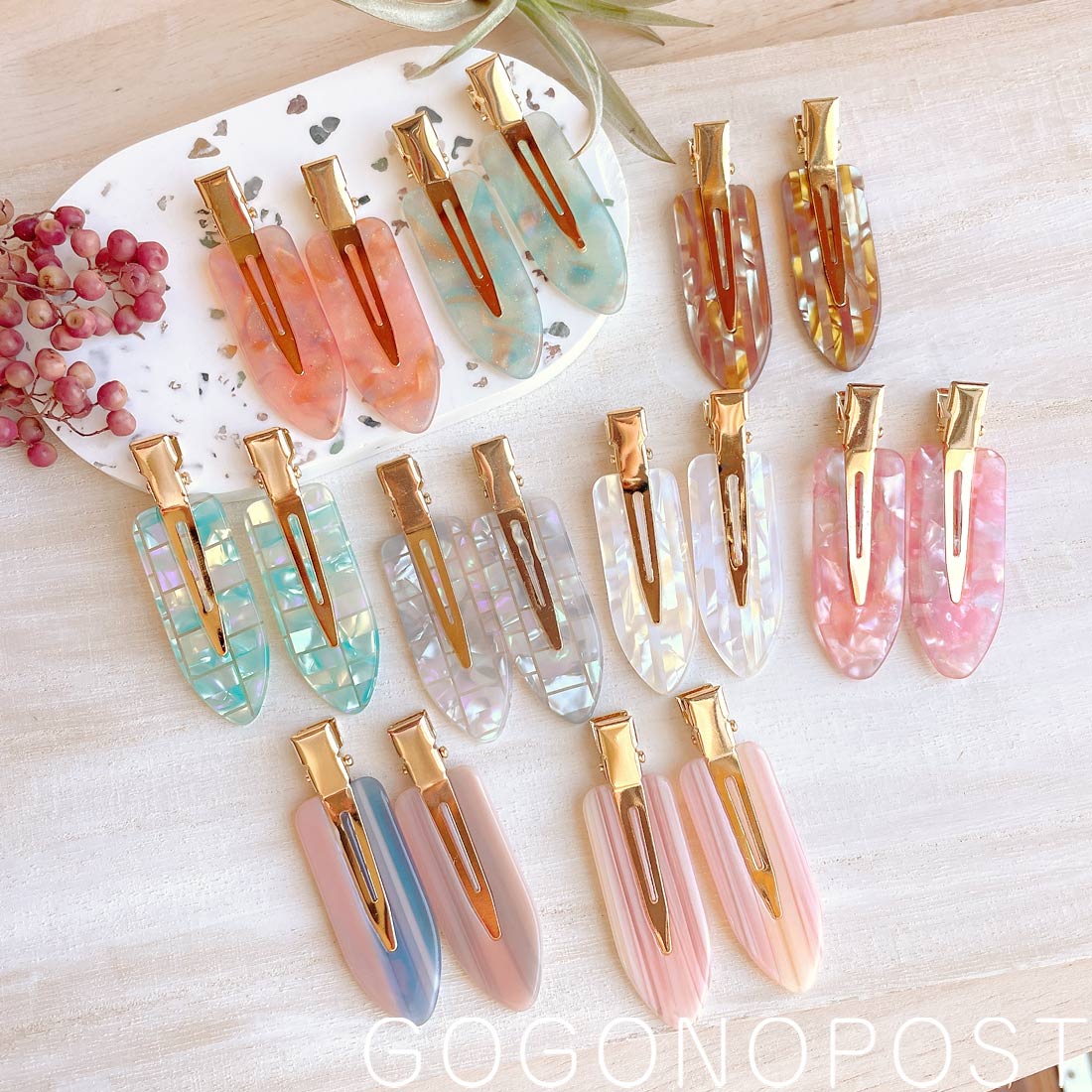 楽天市場】【最大600円OFFクーポン】ヘアクリップ 前髪クリップ