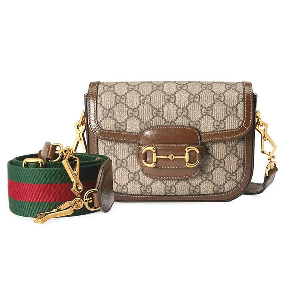 グッチ 御徒面子 レディース GUCCI ミニショルダーバッグ 導管ビット 1955 GGスプリーム ベージュ系/赤銅色系 658574 HUHHG 8565