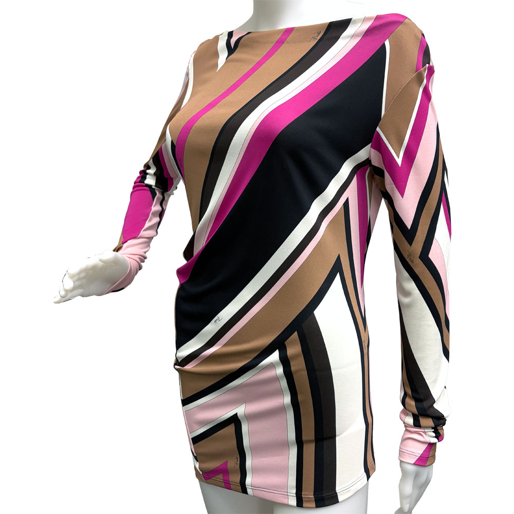 エミリオプッチ トップス レディース EMILIO PUCCI マルチ色合い 人絹83％ 絹地17％ イタリア共和国大きさ40 77JM14 77784 026