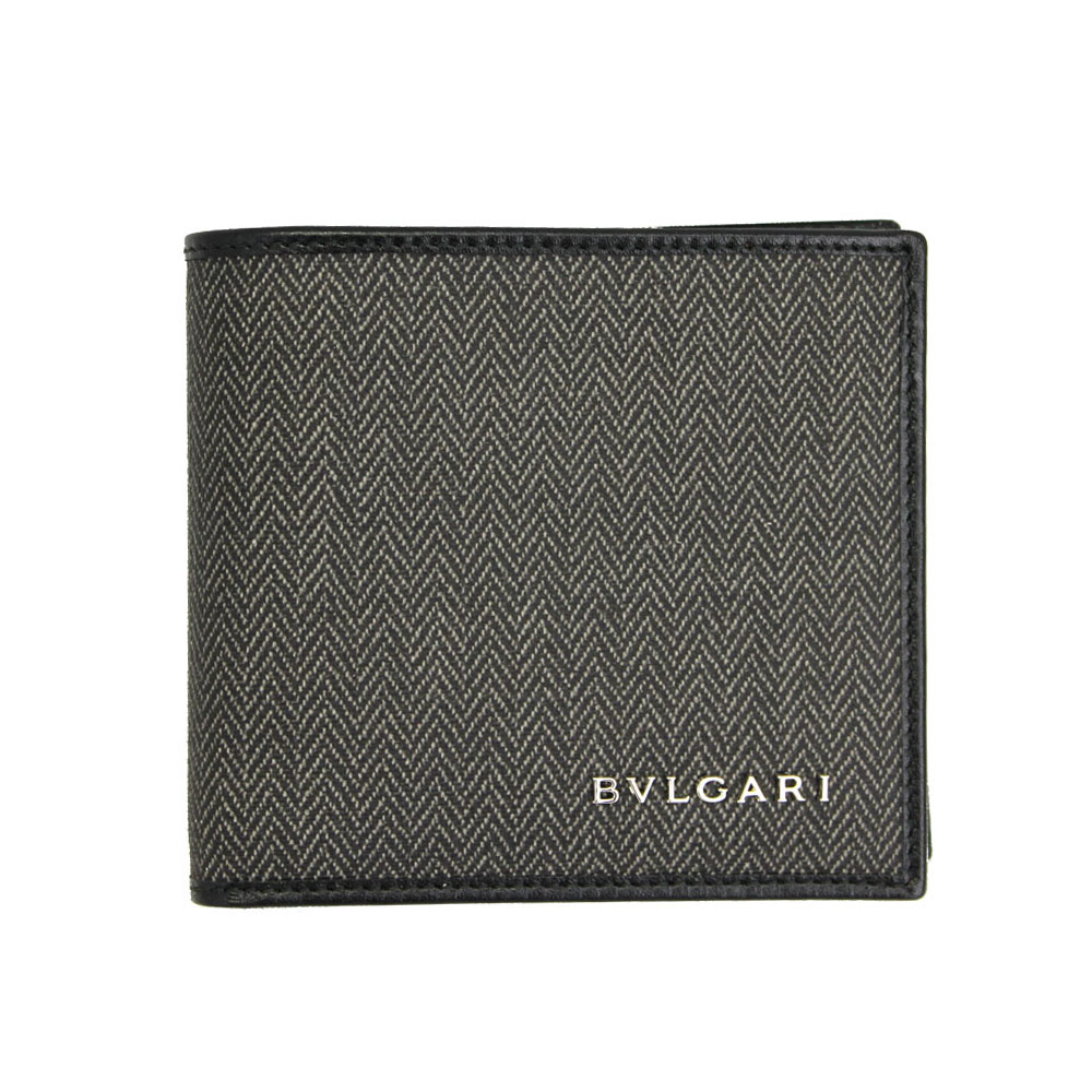 【楽天市場】ブルガリ 財布 メンズ 32581 BVLGARI 二つ折り財布 メンズ ウィークエンド コーティング キャンバス レザー ブラック/グレー：ブランドショップ ゴーガイズ