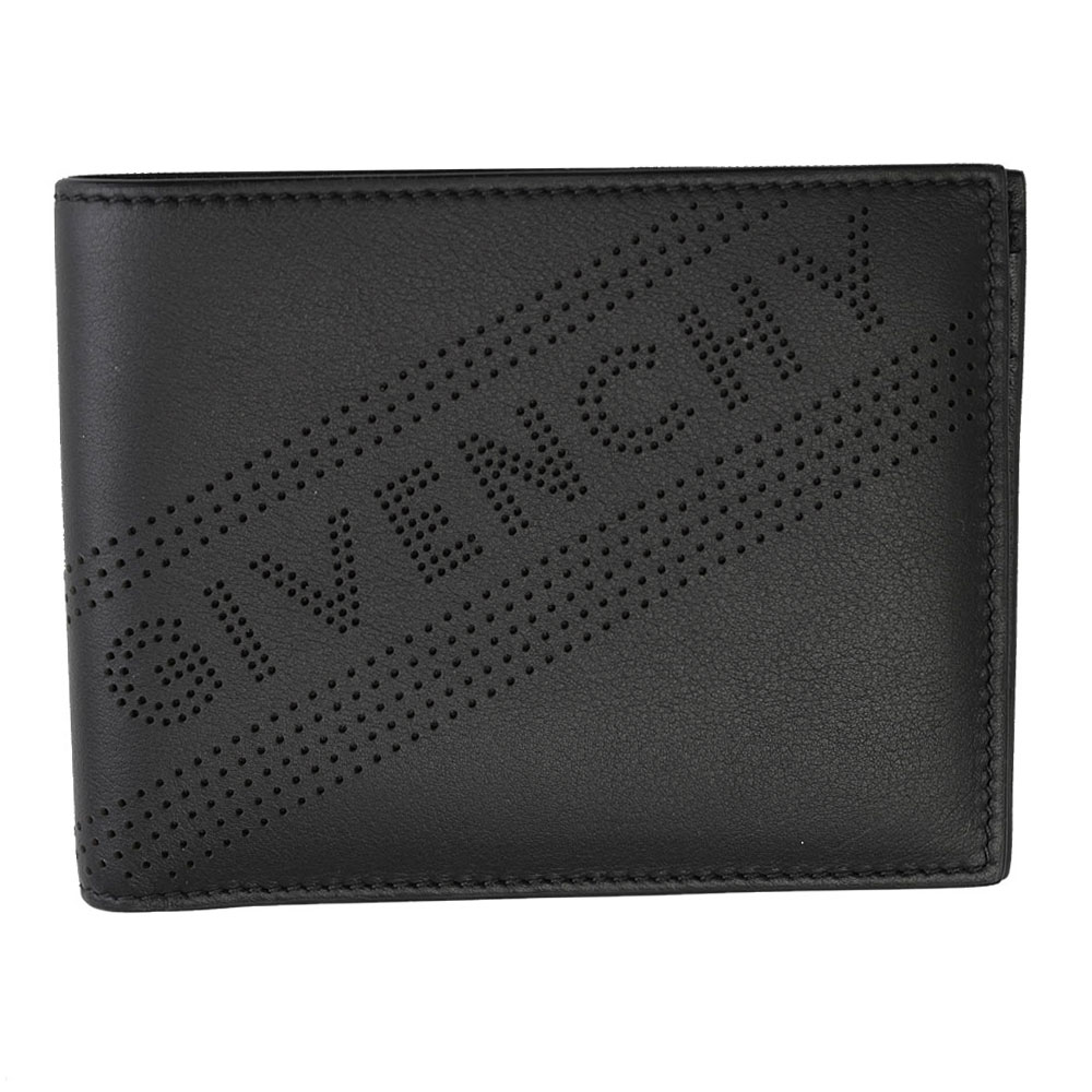 財布 メンズ ジバンシー Givenchy メンズ 財布 ケース 二つ折り札入れ パーフォレイテッド 財布 ジバンシー 001バッグ 小物 ブランド雑貨 ブラック 001 ブランドショップ 新品 ジバンシー レザー Bk6012k0gk ゴーガイズ