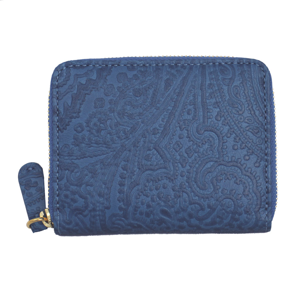 エトロ コンパクト財布 ライトブルー 1N176 2301 0250 楽天市場】エトロ 財布 レディース ETRO コンパクト財布 レザー