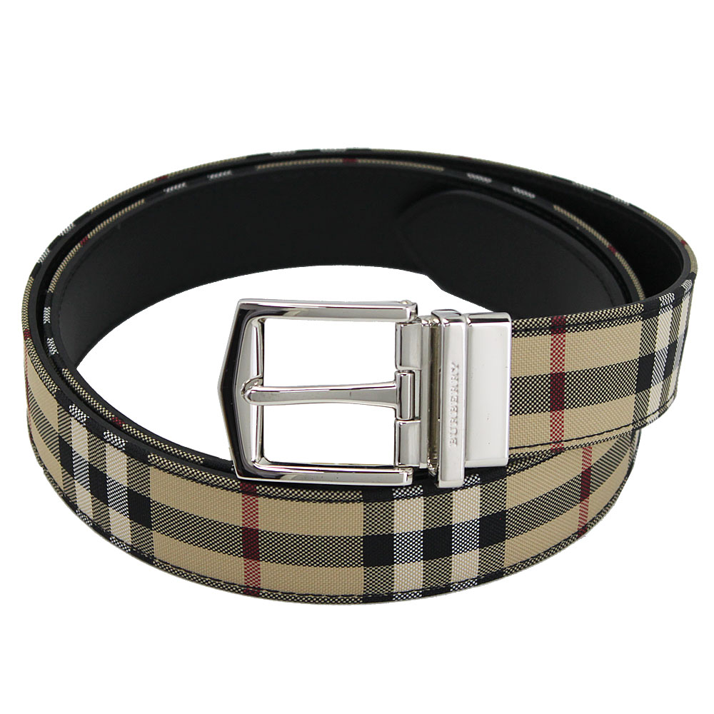 上質で快適 バーバリー ベルト メンズ Burberry リバーシブル ホースフェリーチェック ブラック 44インチ 110cm アウトレット 0010t ブランドショップ ゴーガイズ Web限定 Biz S Itristan Com