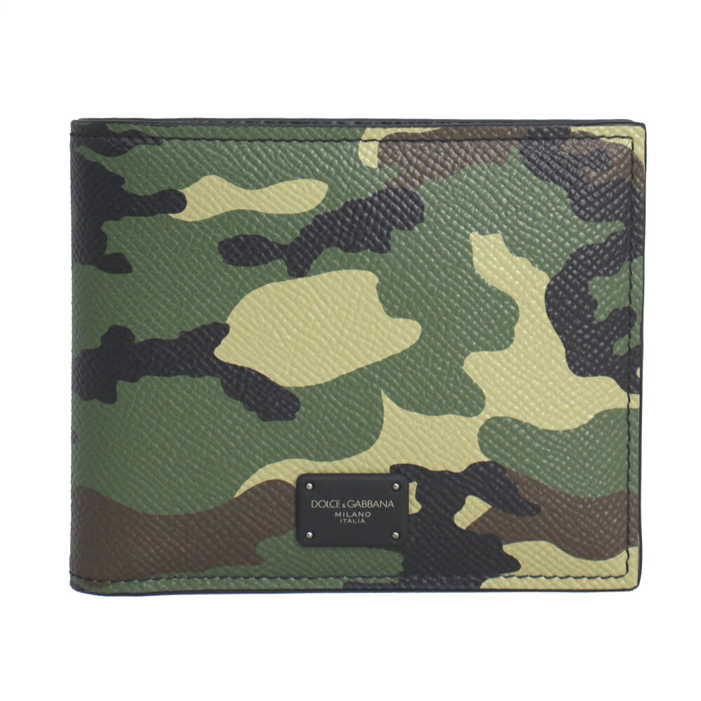 ドルチェ＆ガッバーナ 財布 メンズ DOLCE＆GABBANA 二つ折り財布 レザー カモフラージュ BP3102 AZ657 HHK26-1 30,420円