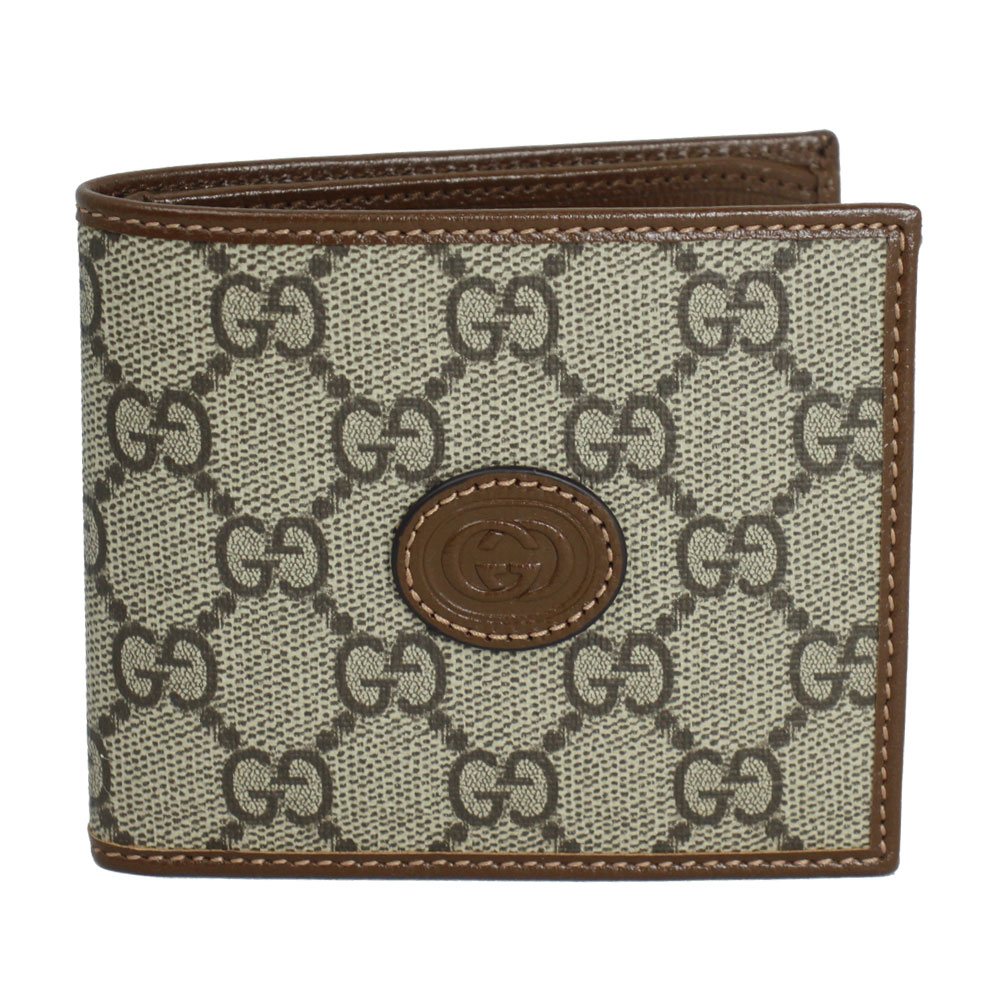 【美品】 105 GUCCI グッチ インターロッキング 2つ折り 長財布 美品】 105 GUCCI グッチ インターロッキング 2つ折り 長財布