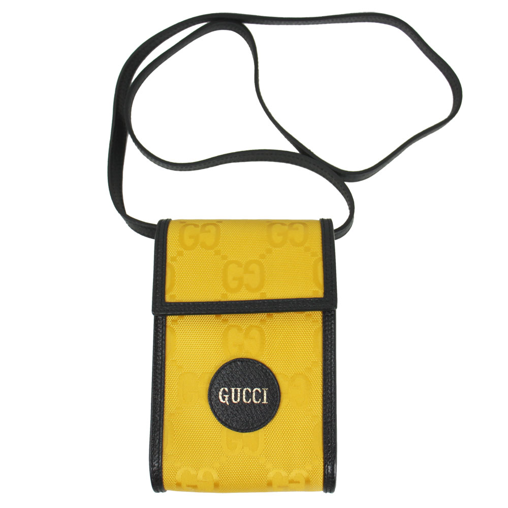 【楽天市場】グッチ バッグ レディース GUCCI ミニバッグ スマートフォンバッグ オフ ザ グリッド ナイロン/レザー イエロー/ブラック