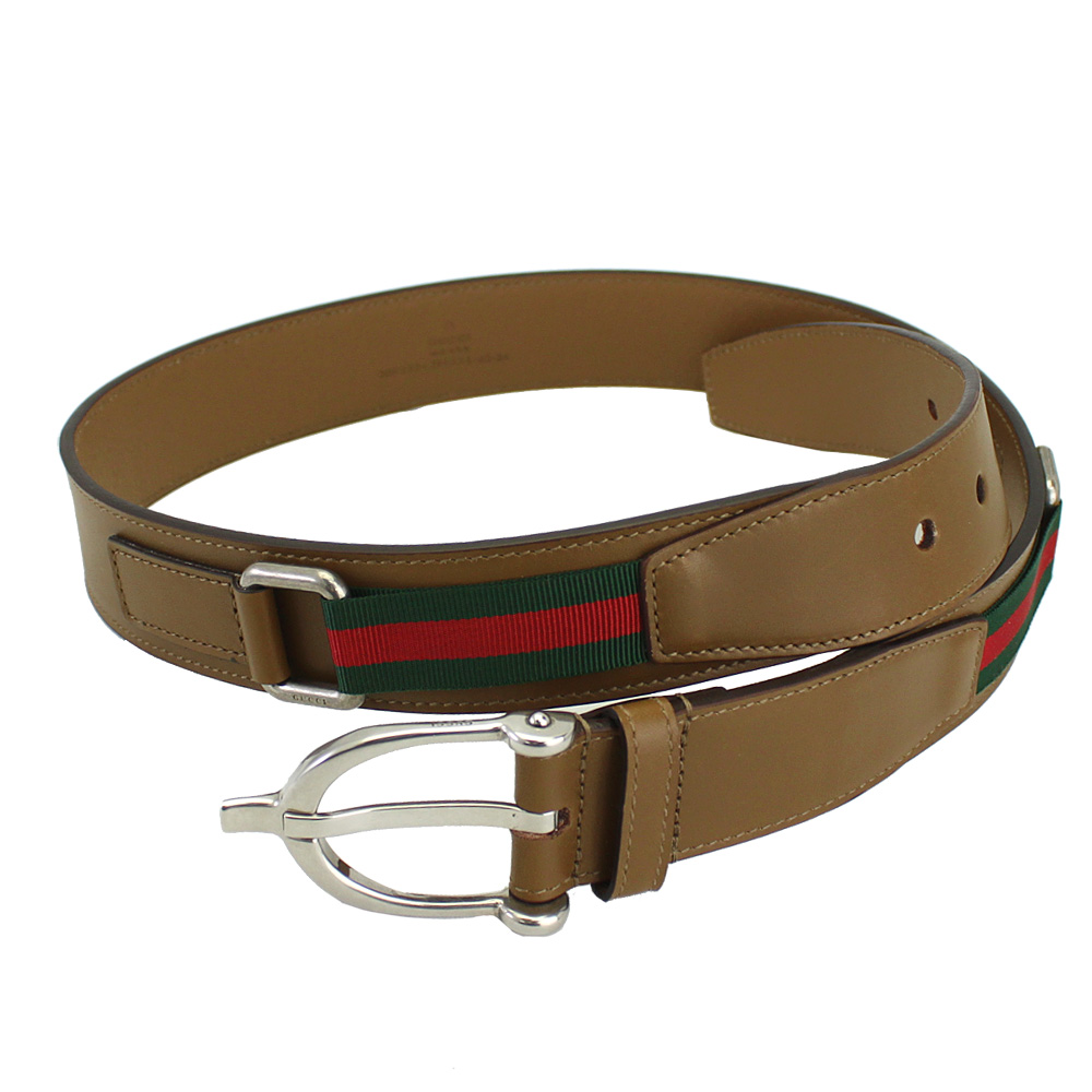 Brand Shop Go Guys: Gucci men&#39;s belts spur buckle 85 cm 34 inch Maple brown / red/green 309257 ...