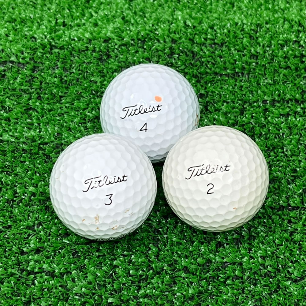 【Bランク・良品】タイトリスト Titleist Pro V1 年式混合 ホワイト 24球（2ダース分） 送料無料 ロストボール ゴルフボール 中古