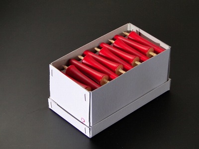 和キャンドル（和置き目ソク） いかり型 2号赤 １箱（50本入）