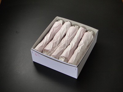 和キャンドル（和置き目ソク） いかり型 20号赤 １箱（10本入）