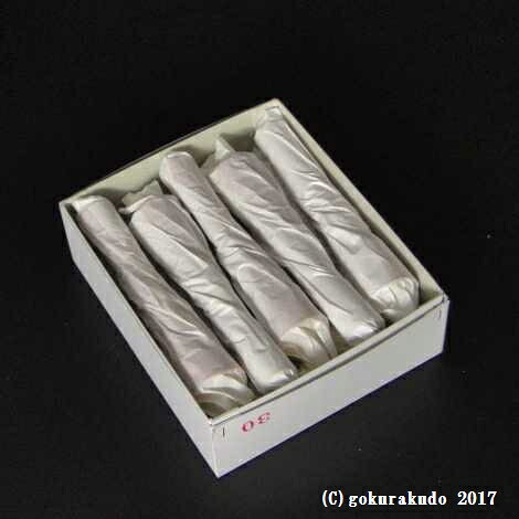 和キャンドル（和置き目ソク） いかり型 30号赤 １箱（10本入）
