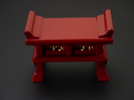 （法華経）八の巻机（朱）　三寸｜仏壇　仏具　数珠　極楽堂 16,440円
