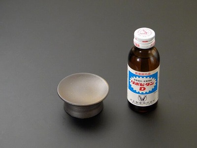 供物台/家具調仏壇向け鉄釉(てつゆう)供物皿 陶器製 小