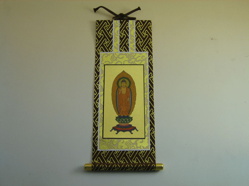 楽天市場】仏壇 【本尊】【掛軸】【両脇】浄土真宗 両脇掛軸セット 20