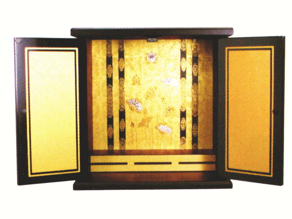 ペット用仏壇（ミニ） 金蒔（小）｜仏壇 仏具 数珠 線香 ゴクラク堂