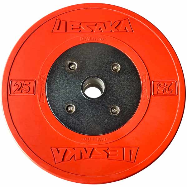 UESAKA D型トレーニング用プレート 25kg（2枚1組）ウエサカ 高品質 バーベルプレート トレーニング用