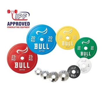 楽天市場】BULL ラバープレート20kg（2枚1組、50mm径） 筋トレ