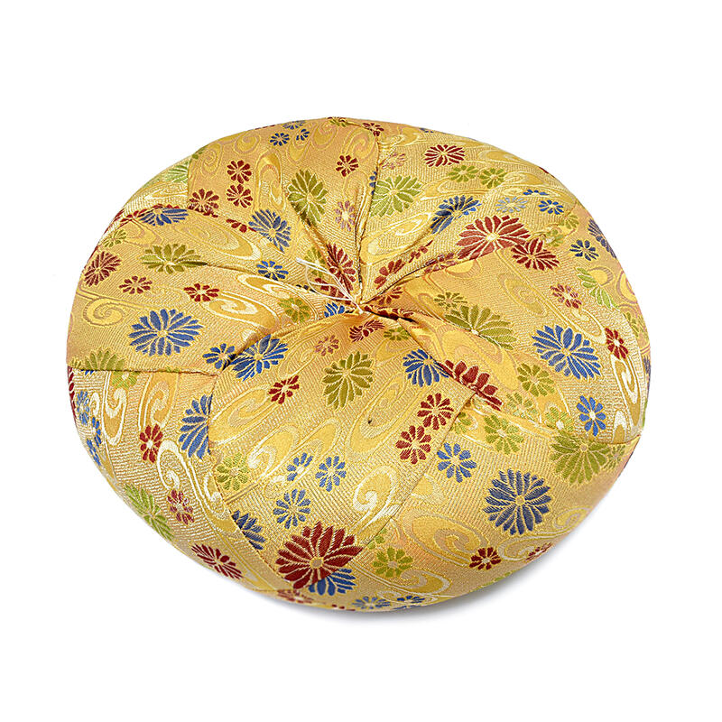 【アウトレット仏具】布団（金襴製／綴） 9号（径28cm／厚9cm） 【日本製／国産】 【アウトレット商品】【訳あり商品】 木魚布団 磬子布団 けいす布団 りん布団 寺院用 寺用 大きな 大きい