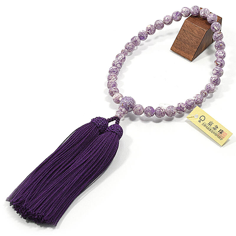 楽天市場】【数珠】『星月菩提樹／アメジスト（紫水晶）』仕立て 7ミリ