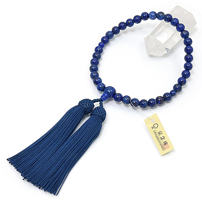 楽天市場】【数珠】女性用108玉数珠『ラピスラズリ（瑠璃）』8寸（108